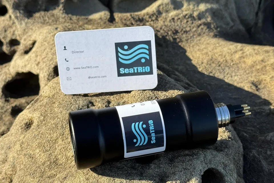 SeaTRiO subsea IP camera photographed on the Scottish coast